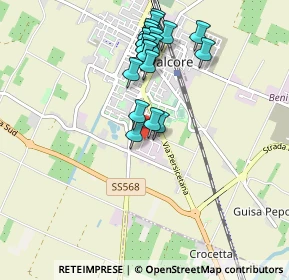 Mappa Via Amedeo Modigliani, 40014 Crevalcore BO, Italia (0.909)