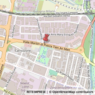 Mappa Via Enriques Agnoletti Anna Maria, 3, 42124 Reggio nell'Emilia, Reggio nell'Emilia (Emilia Romagna)