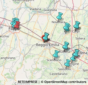 Mappa Via Fratelli Cervi, 42124 Reggio nell'Emilia RE, Italia (18.06)