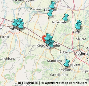 Mappa Via Fratelli Cervi, 42124 Reggio nell'Emilia RE, Italia (17.31938)