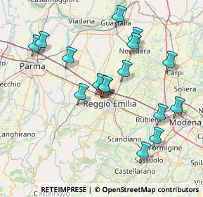 Mappa Via Fratelli Cervi, 42124 Reggio nell'Emilia RE, Italia (15.40188)