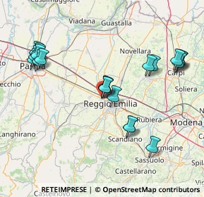 Mappa Via Fratelli Cervi, 42124 Reggio nell'Emilia RE, Italia (17.2115)