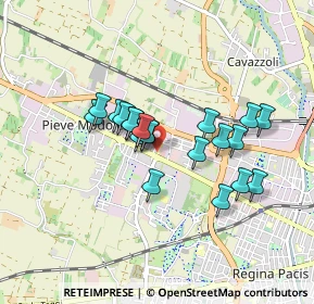 Mappa Via Fratelli Cervi, 42124 Reggio nell'Emilia RE, Italia (0.697)