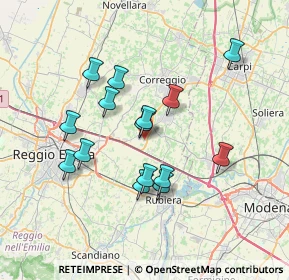 Mappa Via Gazzata, 42015 Correggio RE, Italia (6.43467)