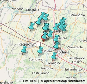 Mappa Via Gazzata, 42015 Correggio RE, Italia (10.587)