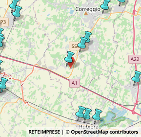 Mappa Via Gazzata, 42015 Correggio RE, Italia (7.1535)