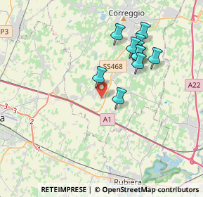 Mappa Via Gazzata, 42015 Correggio RE, Italia (3.43)