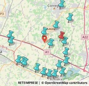 Mappa Via Gazzata, 42015 Correggio RE, Italia (4.98)