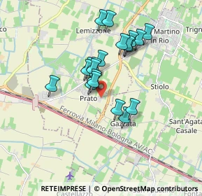 Mappa Via Gazzata, 42015 Correggio RE, Italia (1.459)