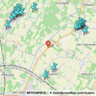 Mappa Strada Naz. del Canaletto Nord, 41122 Modena MO, Italia (3.6345)