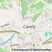 Mapa Canelli