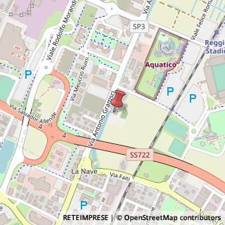 Mappa Via Gramsci, 1H, 42124 Reggio nell'Emilia, Reggio nell'Emilia (Emilia Romagna)