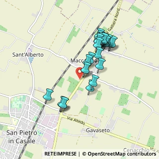 Mappa Via Galliera Nord, 40018 San Pietro in Casale BO, Italia (0.81852)