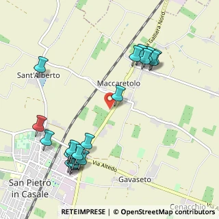 Mappa Via Galliera Nord, 40018 San Pietro in Casale BO, Italia (1.235)