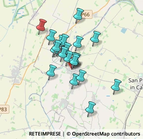 Mappa Via Giacomo Matteotti, 40066 Pieve di Cento BO, Italia (2.5365)