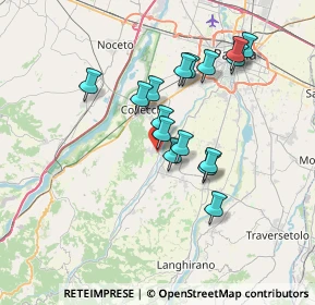 Mappa Via Campi, 43038 Sala Baganza PR, Italia (6.16438)