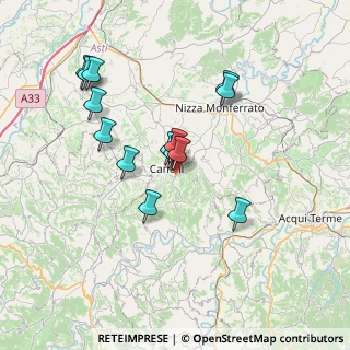 Mappa Strada Ghersi, 14053 Canelli AT, Italia (6.71643)