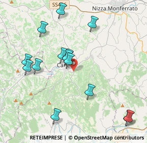 Mappa Strada Ghersi, 14053 Canelli AT, Italia (4.30429)