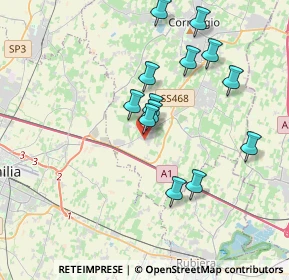 Mappa Via Pietro Rossi, 42015 Correggio RE, Italia (3.50692)