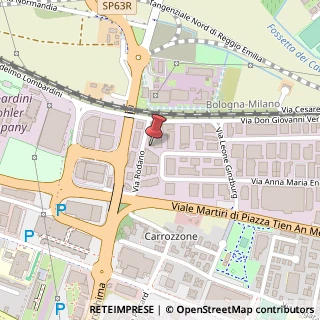 Mappa Via Rodano, 1, 42124 Lodi, Lodi (Lombardia)