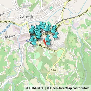 Mappa Via G. C. Aliberti, 14053 Canelli AT, Italia (0.30714)
