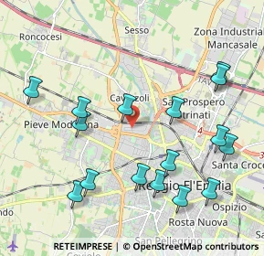 Mappa Via Vladimir Majakovskij, 42124 Reggio nell'Emilia RE, Italia (2.27688)