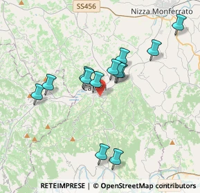 Mappa Via Cassinasco, 14053 Canelli AT, Italia (3.37923)