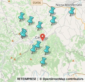 Mappa Via Cassinasco, 14053 Canelli AT, Italia (3.88333)