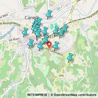 Mappa Via Cassinasco, 14053 Canelli AT, Italia (0.4045)