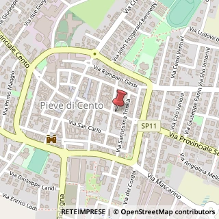 Mappa Via A. Gramsci, 34, 40066 Pieve di Cento, Bologna (Emilia Romagna)
