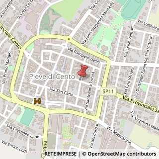 Mappa Via a.gramsci 28, 40066 Pieve di Cento, Bologna (Emilia Romagna)