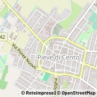 지도 Pieve di Cento