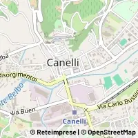 Mapa Canelli