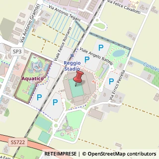 Mappa Piazzale Atleti Azzuri D'Italia, 1, 42122 Sassuolo, Modena (Emilia Romagna)