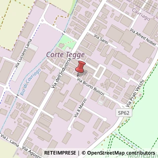 Mappa Via Bruno Buozzi, 12, 42025 Cavriago, Reggio nell'Emilia (Emilia Romagna)