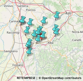 Mappa Via Cornaglia Modesto, 12066 Monticello d'Alba CN, Italia (11.01625)