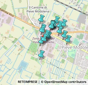 Mappa Via Romania, 42124 Reggio nell'Emilia RE, Italia (0.2895)