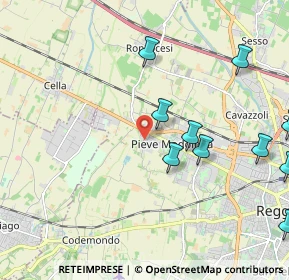 Mappa Via Romania, 42124 Reggio nell'Emilia RE, Italia (2.68)