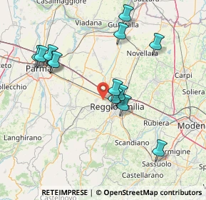 Mappa Via Romania, 42124 Reggio nell'Emilia RE, Italia (15.7)