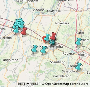 Mappa Via Romania, 42124 Reggio nell'Emilia RE, Italia (14.77667)