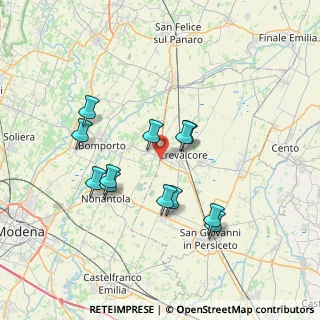 Mappa Via Muzza Sud, 41017 Ravarino MO, Italia (6.7)