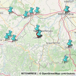 Mappa Via Don Severino de Faveri, 14053 Canelli AT, Italia (21.53125)