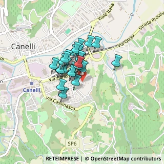 Mappa Via Don Severino de Faveri, 14053 Canelli AT, Italia (0.28)