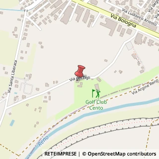 Mappa Via dei Tigli, 4/A, 44042 Poggio Renatico, Ferrara (Emilia Romagna)