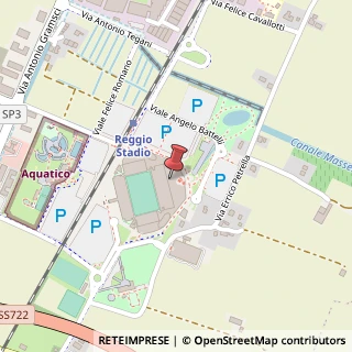 Mappa Piazzale Atleti Azzuri D'Italia, 5, 42122 Reggio nell'Emilia, Reggio nell'Emilia (Emilia Romagna)