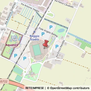 Mappa Piazzale Atleti Azzurri d'Italia, 42124 Reggio Emilia RE, Italia, 42124 Reggio nell'Emilia, Reggio nell'Emilia (Emilia Romagna)