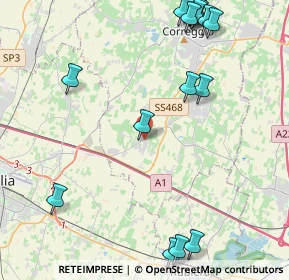 Mappa Via Poli, 42015 Correggio RE, Italia (5.8775)