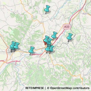 Mappa Via Del Piano Cesare, 12051 Alba CN, Italia (7.05)
