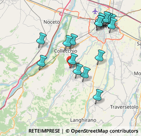 Mappa Via del Mulino, 43038 Sala Baganza PR, Italia (7.81063)