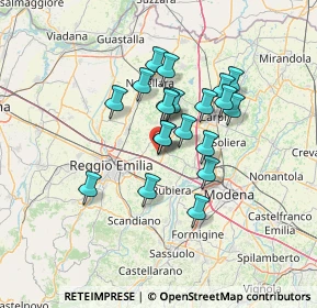 Mappa Via Poli, 42015 Correggio RE, Italia (10.461)